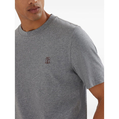 Brunello Cucinelli T-shirts and Polos Grey