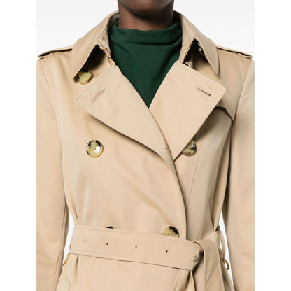 Burberry Double-breasted cotton trench coat Coats