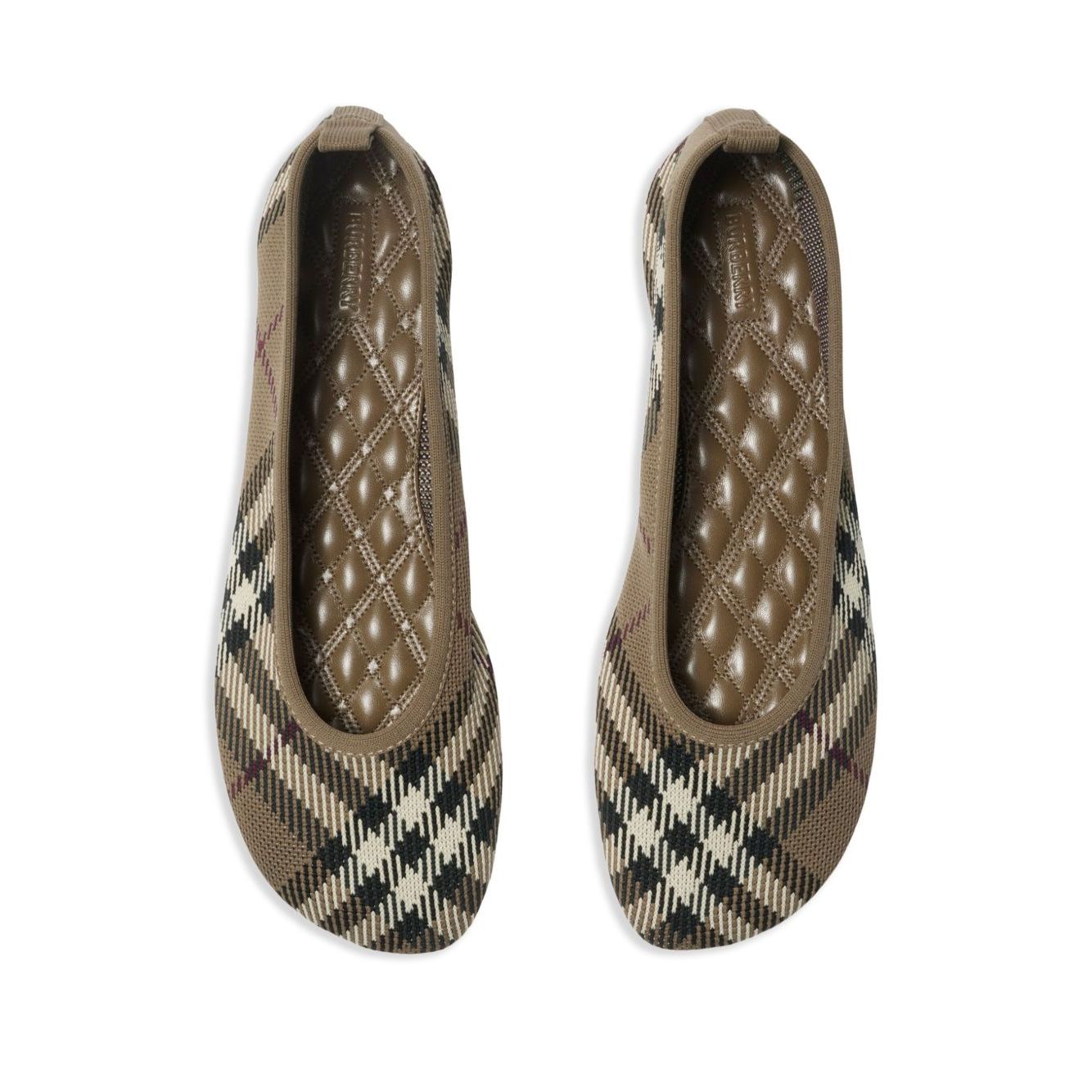 Burberry checkered Ballerina in jacquard