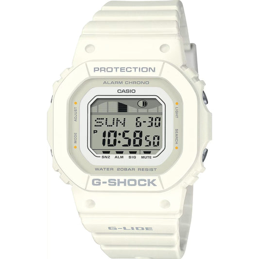 CASIO G-SHOCK Mod. G-LIDE White - SURF TIDE GRAPHS-0