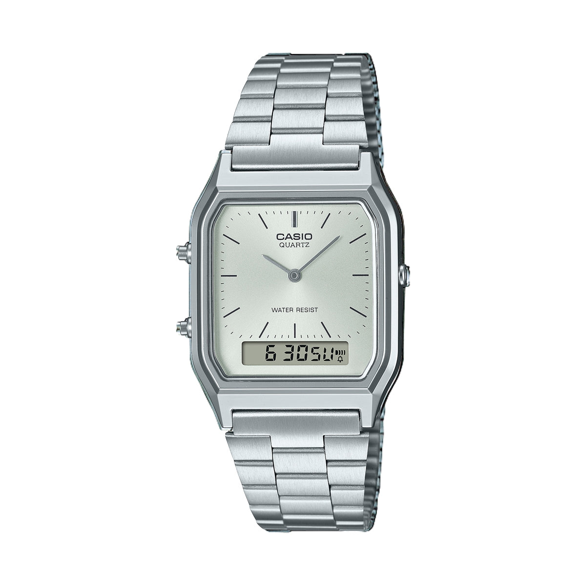 CASIO VINTAGE Mod. EDGY COLLECTION SUNRAY DIAL - SILVER WATCHES