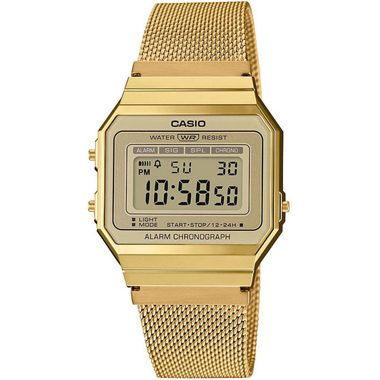CASIO VINTAGE Mod. ICONIC SLIM DESIGN - GOLD MESH-0