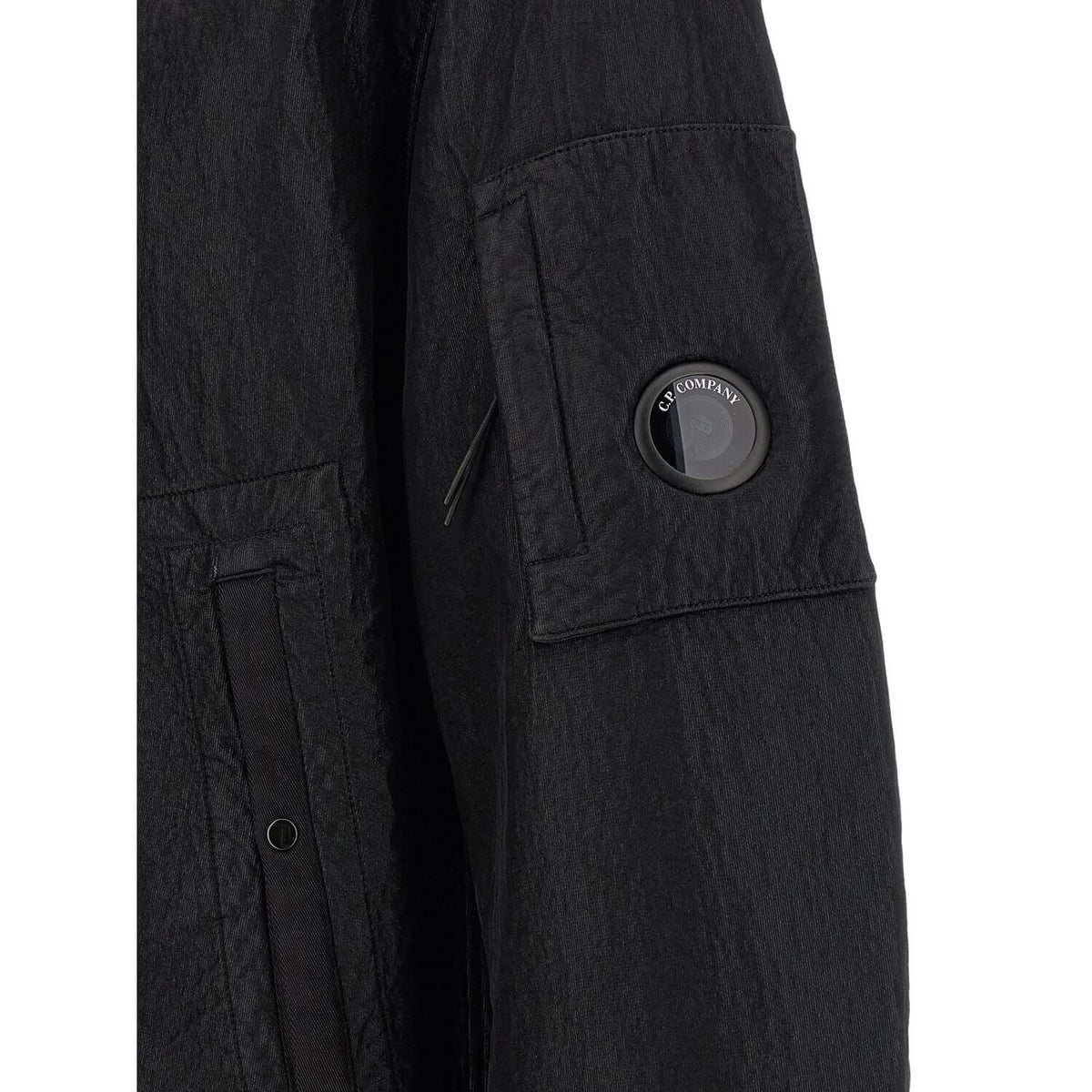 C.P. Company Black Polyamide Shell Jacket