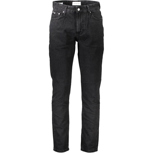 Calvin Klein Black Cotton Men Jeans
