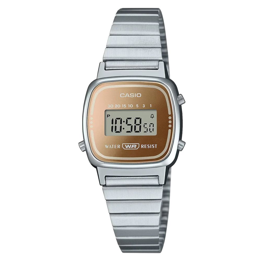 Casio Gray Stainless Steel Digital Watch