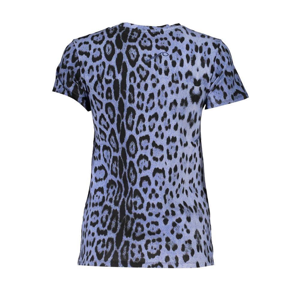 Cavalli Class Blue Cotton Women T-Shirt