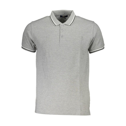 Cavalli Class Brown Cotton Men Polo Shirt with elegant design and embroidery, perfect for adding sophistication to your wardrobe.