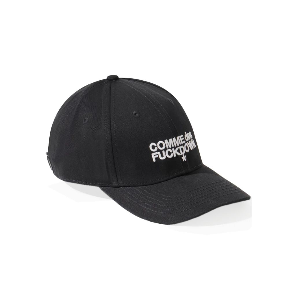 Comme Des Fuckdown Black Cotton Hat