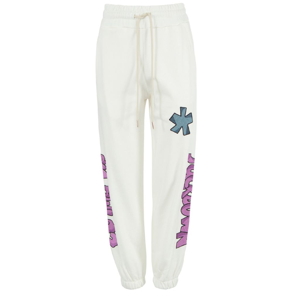 Comme Des Fuckdown White Cotton Women Sweatpant