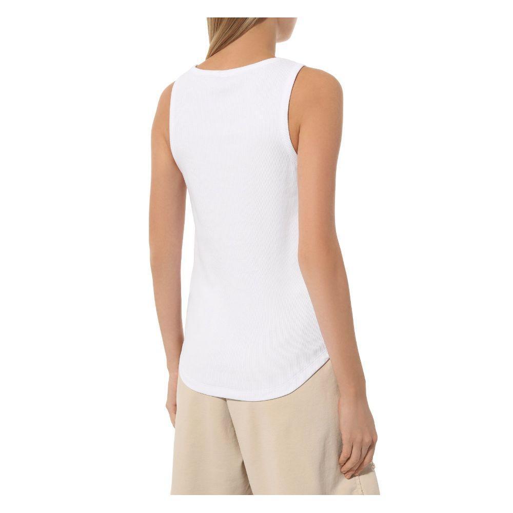 Comme Des Fuckdown White Cotton Women Top