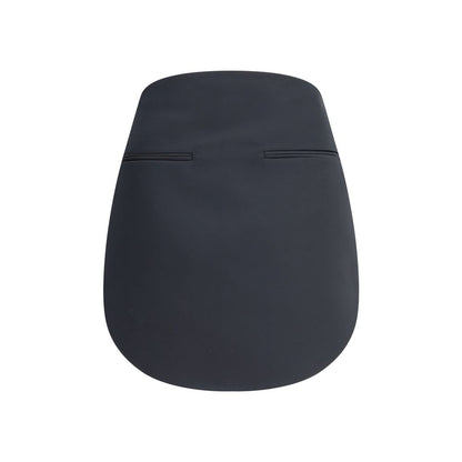 Courrèges Black Polyester Mini Skirt with welt pockets, zip closure, and rounded hem; modern and feminine design; Autumn Winter 2025.