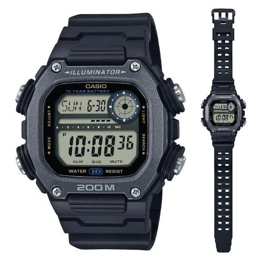 CASIO SPORT Mod. ILLUMINATOR DIVER 200M. 10 YEARS BATTERY - XL STRAP WATCHES