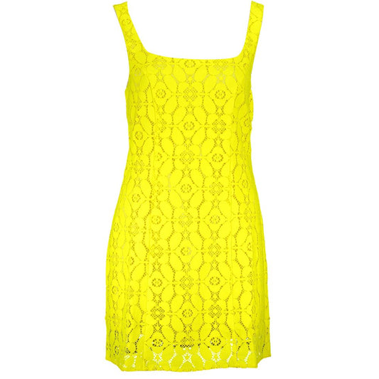 Desigual Yellow Polyester Women Dress Desigual