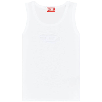 Diesel Top White Topwear