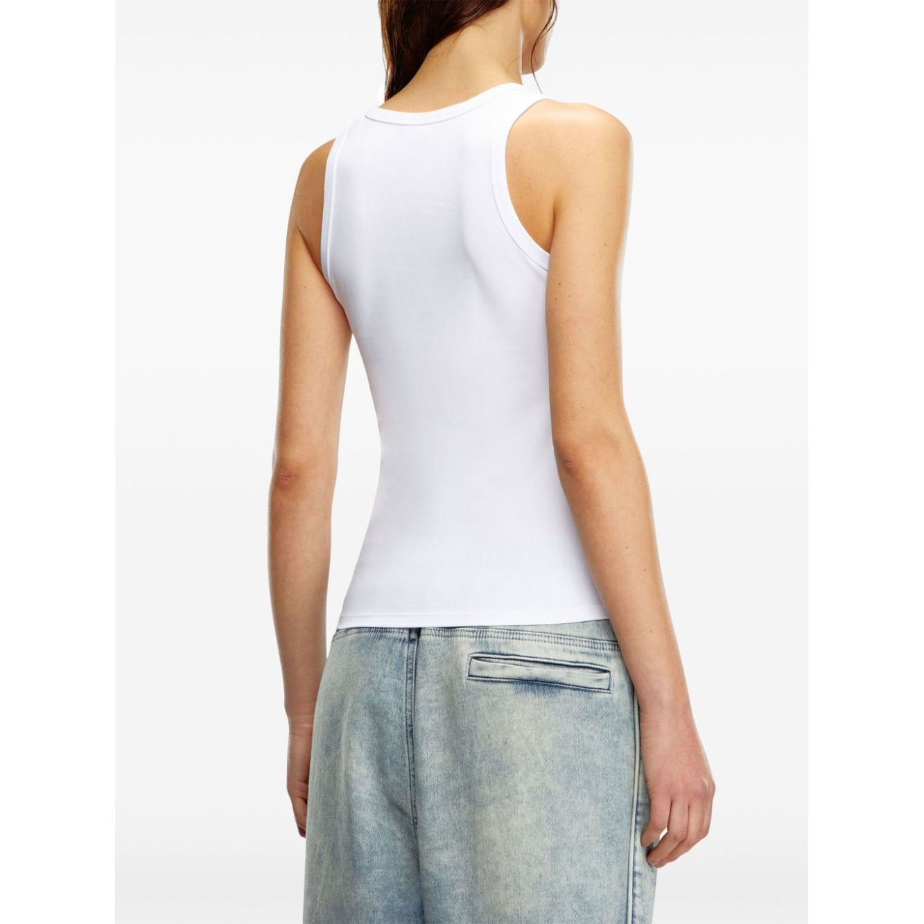 Diesel Top White Topwear
