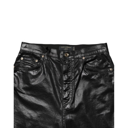 Dolce & Gabbana Black High Waist Skinny GRACE Denim Jeans