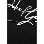Dolce & Gabbana Black Hooded Logo Print Sweatshirt Sweater