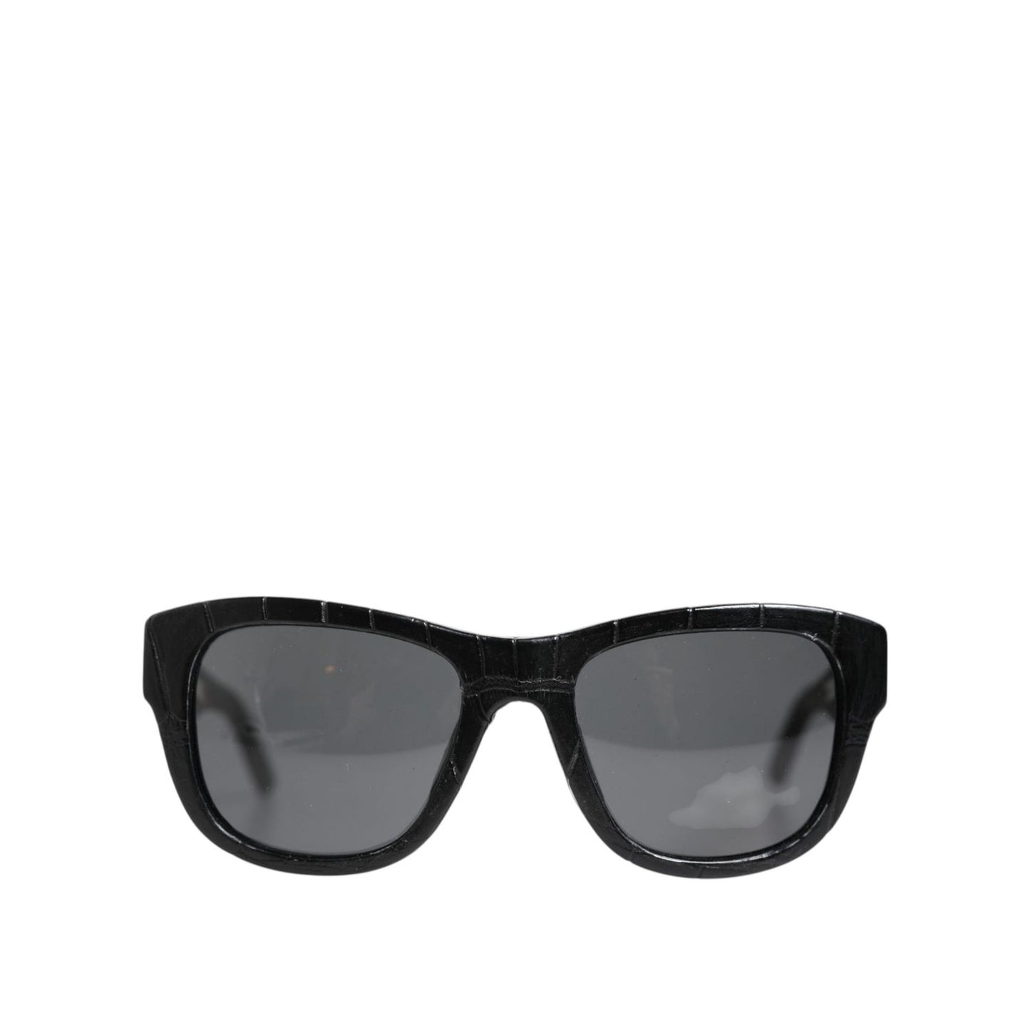 Dolce & Gabbana Black Leather Frame DG4177 Tinted Lens Sunglasses