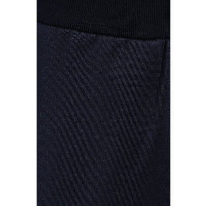 Dolce & Gabbana Blue Silk Men Trousers