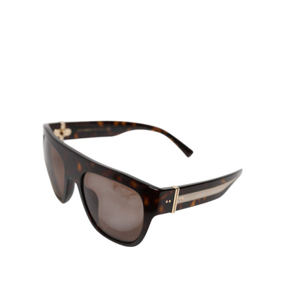 Dolce & Gabbana Dark Brown Havana DG4398F Square Frame Eyewear Sunglasses