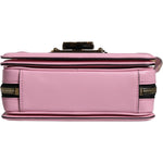 Dolce & Gabbana Baby Pink LOLA Leather Studded Crossbody Strap Bag BAG4086