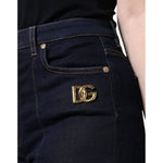Dolce & Gabbana Black Cotton Blend Skinny Denim Jeans PAN74219-46