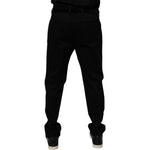 Dolce & Gabbana Black Cotton Men Skinny Dress Formal Pants PAN75198-54