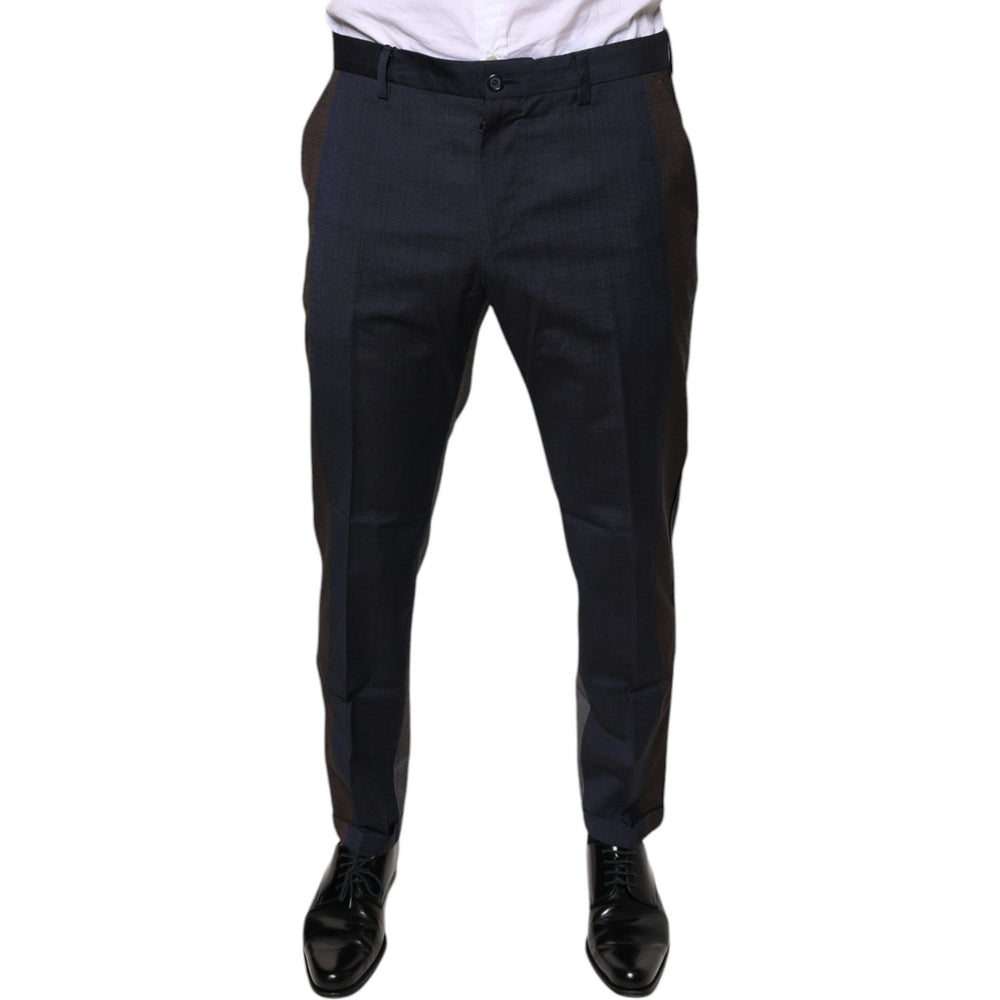 Dolce & Gabbana Black Cotton Wool Formal Dress Pants PAN75591-50