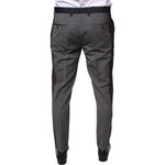 Dolce & Gabbana Black Cotton Wool Formal Dress Pants PAN75591-50