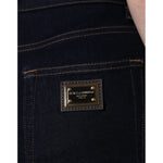 Dolce & Gabbana Black GRACE High Waist Skinny Denim Jeans PAN75545-44