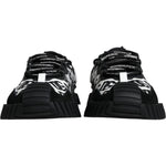 Dolce & Gabbana Black Logo Lace Up Low Top NS1 Sneakers Shoes MV6199-41