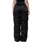 Dolce & Gabbana Black Quilted High Waist Women Boot Cut Pants PAN75531-40
