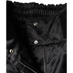 Dolce & Gabbana Black Quilted High Waist Women Boot Cut Pants PAN75531-40