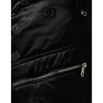 Dolce & Gabbana Black Quilted High Waist Women Wide Leg Pants PAN75549-40