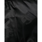 Dolce & Gabbana Black Quilted High Waist Women Wide Leg Pants PAN75549-40