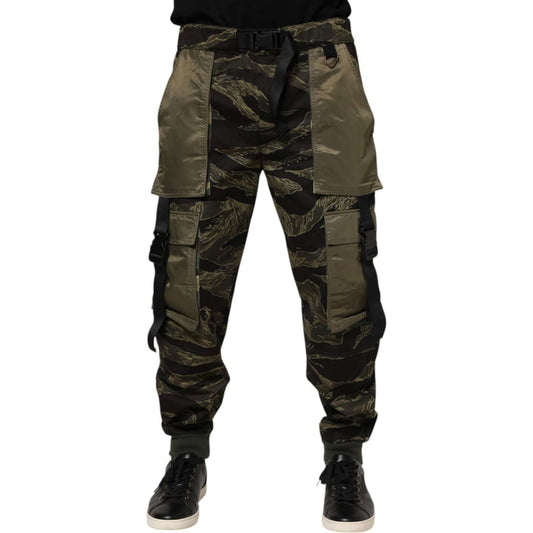 Dolce & Gabbana Multicolor Cargo Camouflage Pants PAN76418-50
