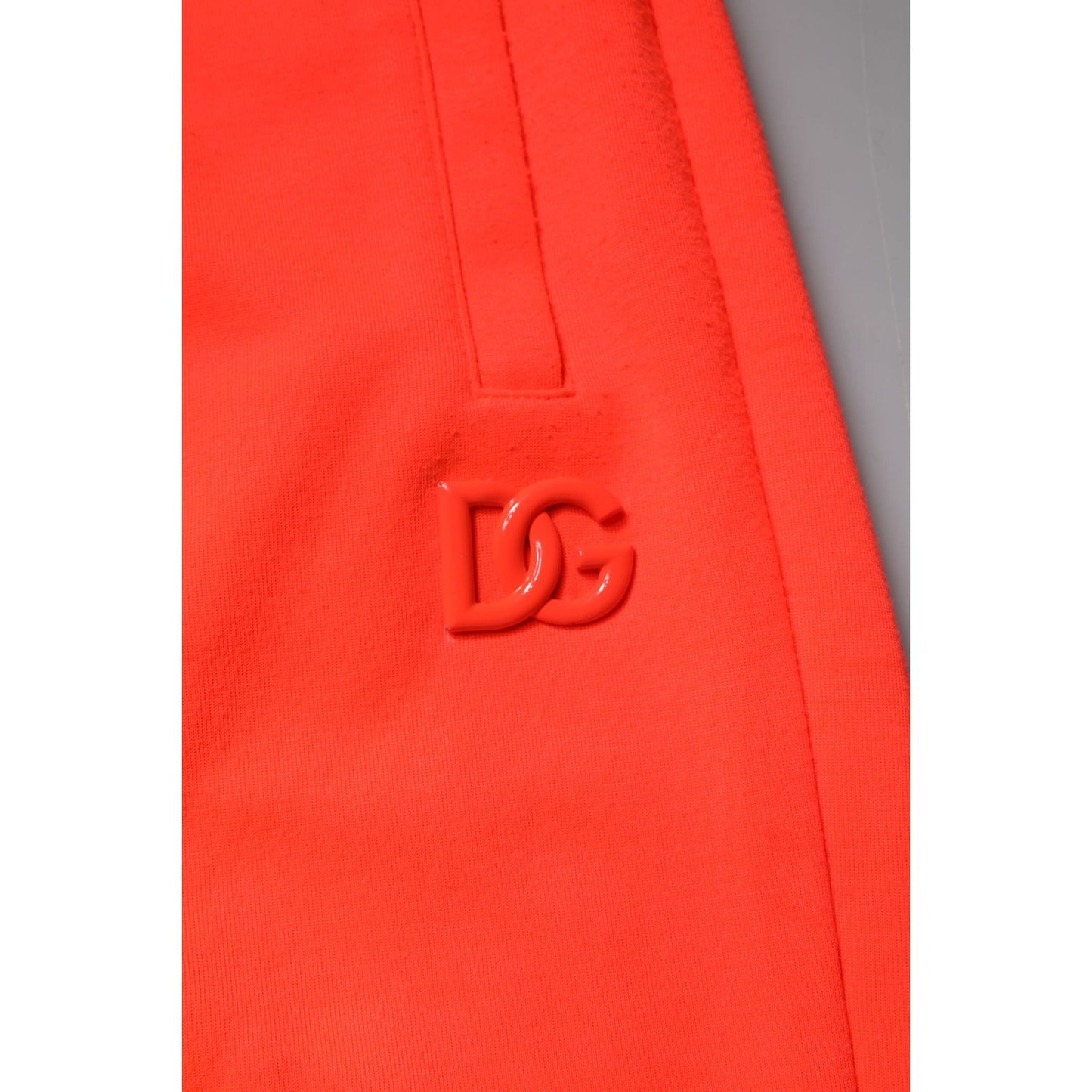 Dolce & Gabbana Red Polyester Mid Waist Men Bermuda Shorts PAN75718-50