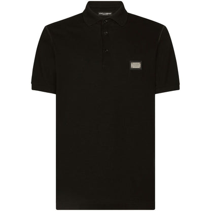 Dolce & Gabbana Logo cotton polo shirt Topwear