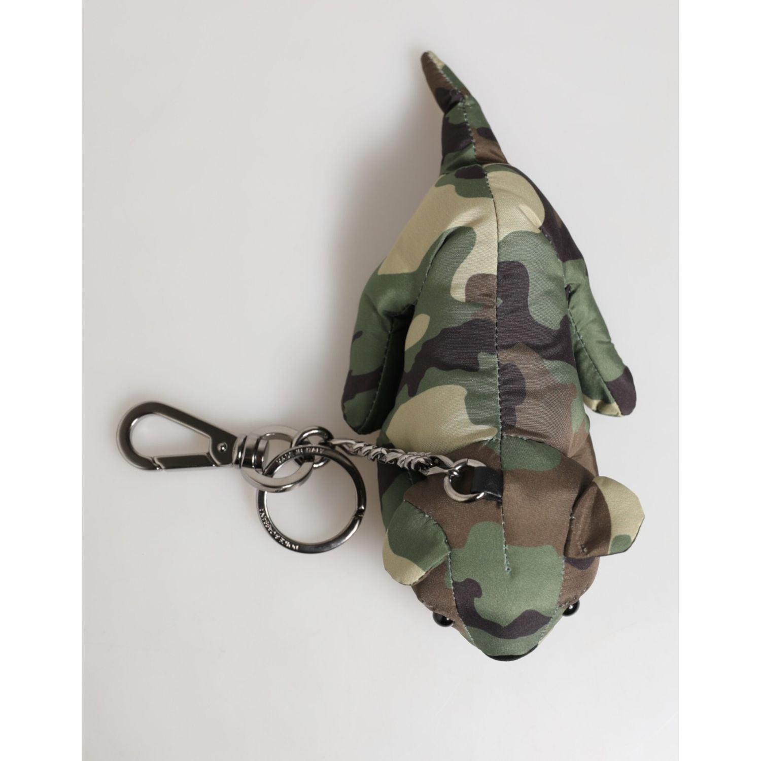 Dolce & Gabbana Multicolor Camouflage Animal Silhouette Keychain Keyring