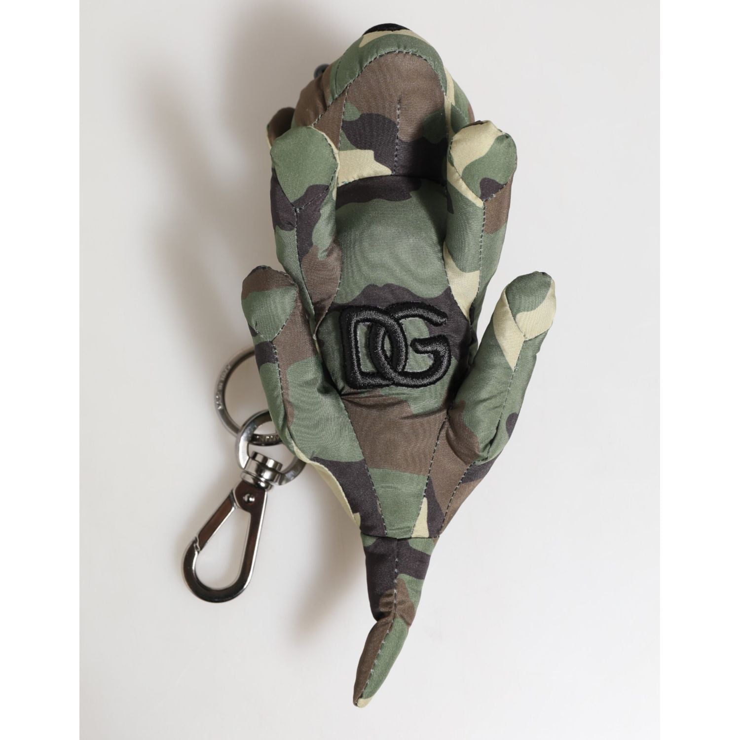 Dolce & Gabbana Multicolor Camouflage Animal Silhouette Keychain Keyring