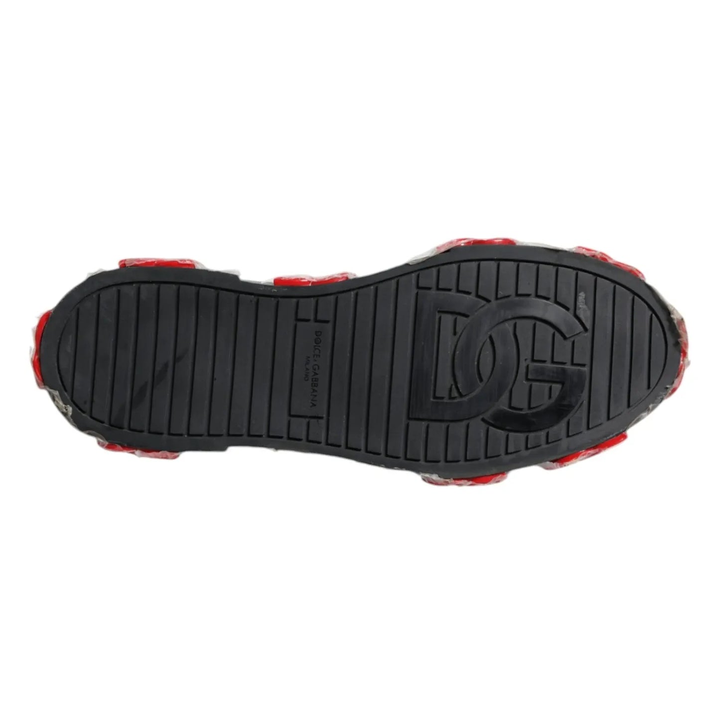 Dolce & Gabbana Multicolor Camouflage High Top Sneakers Shoes