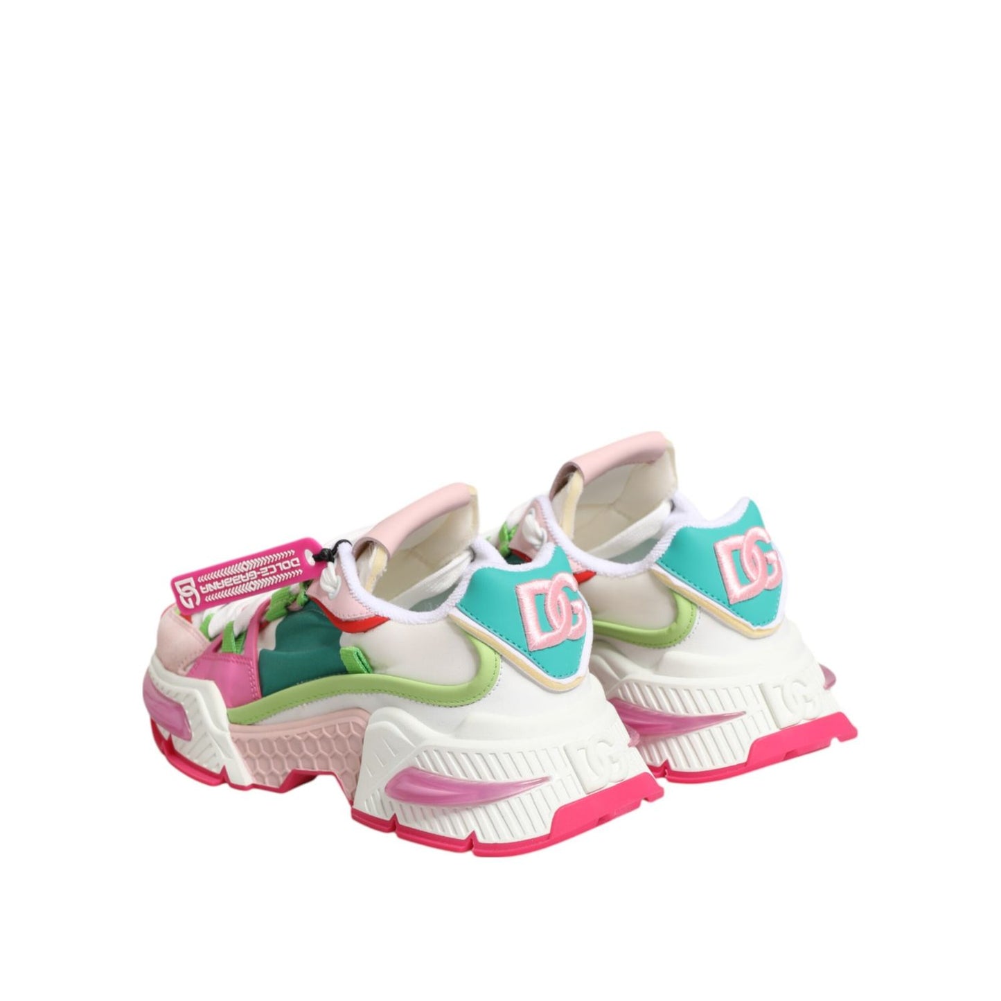 Dolce & Gabbana Multicolor Leather Airmaster Low Top Sneaker Shoes