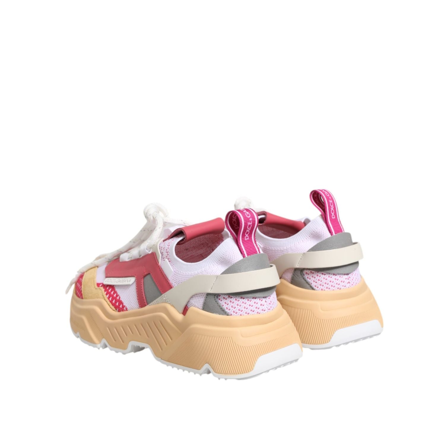 Dolce & Gabbana Multicolor Leather Daymaster Low Top Sneakers Shoes