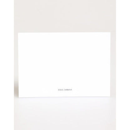 Dolce & Gabbana Multicolor Leopard Print Envelope Paper Post Card Holder