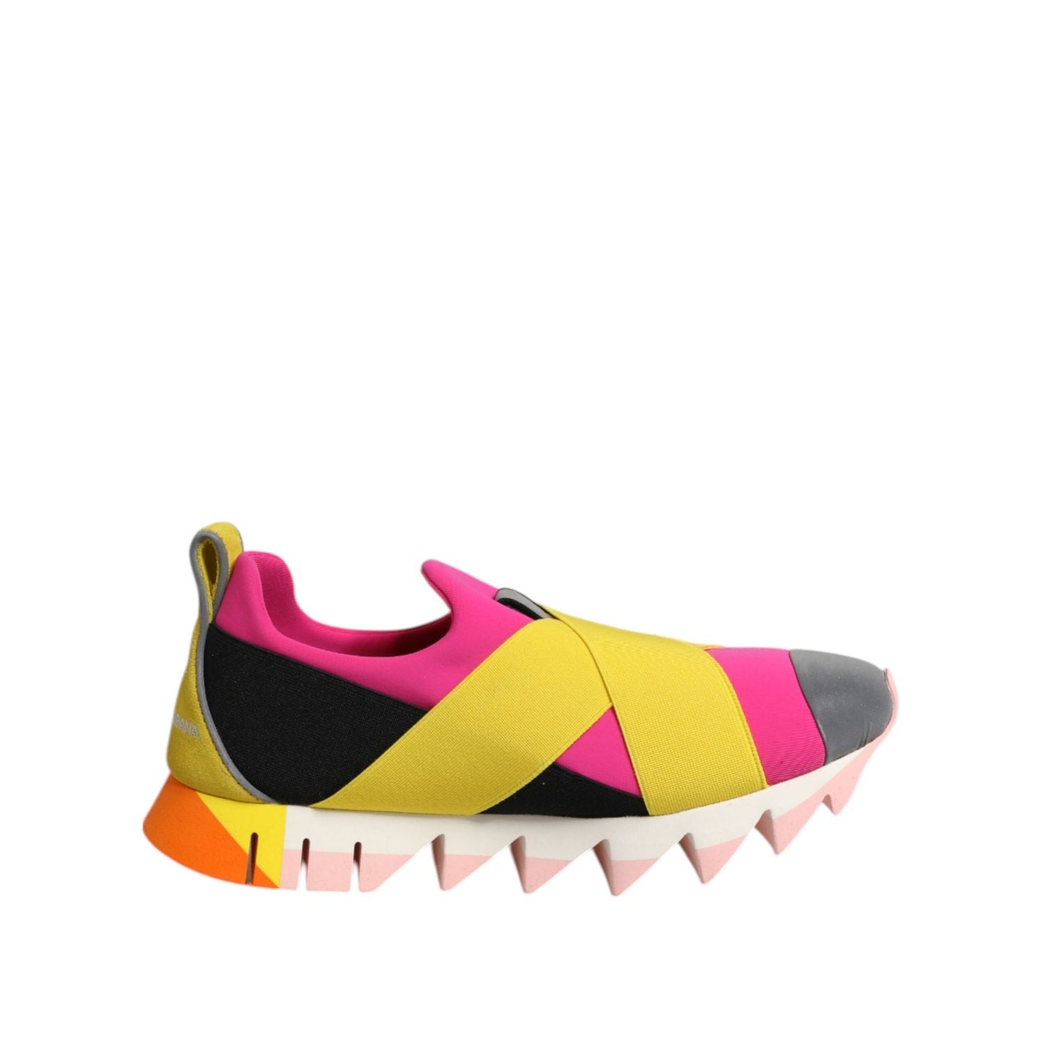 Dolce & Gabbana Multicolor Neoprene Elastic Ibiza Sneakers Shoes