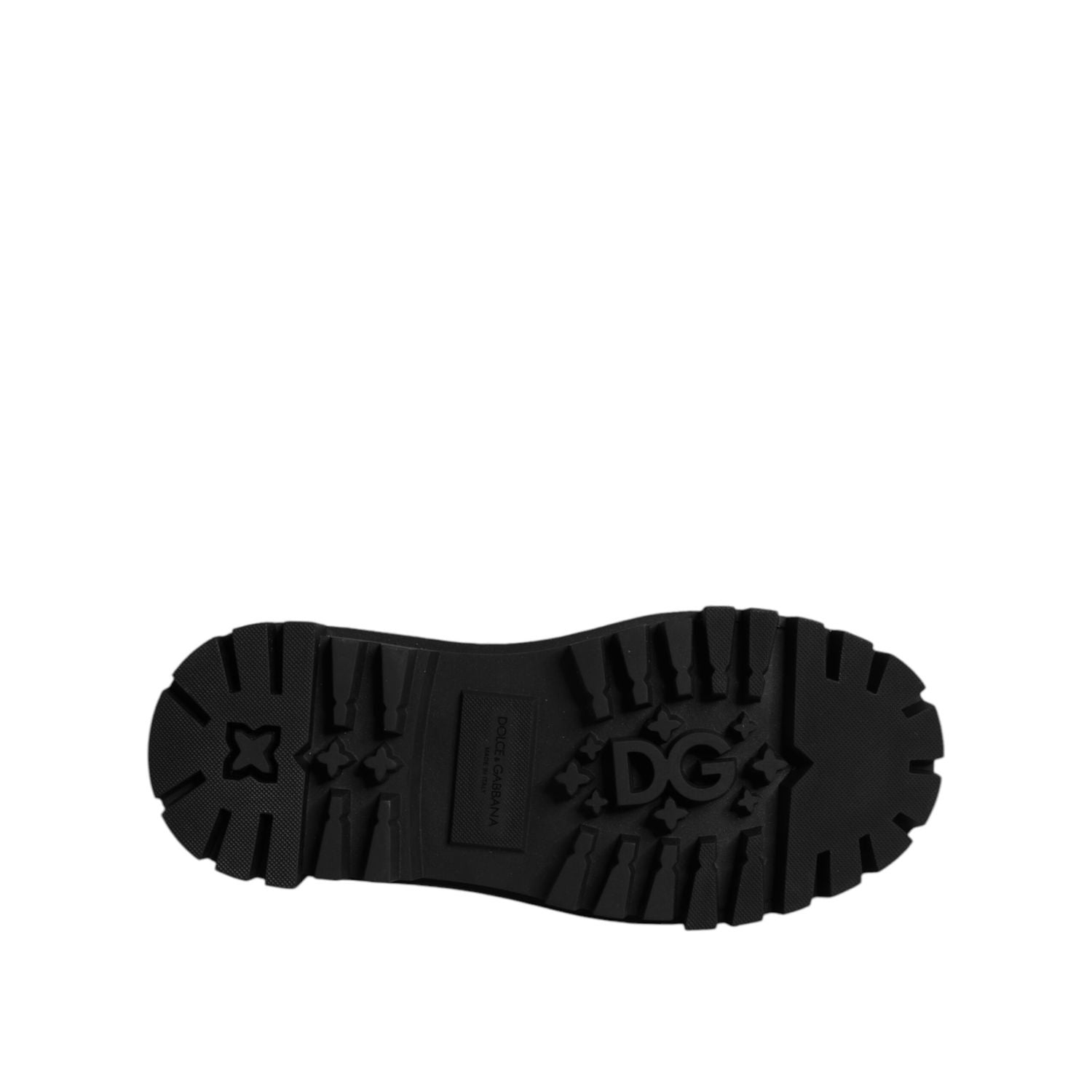 Dolce & Gabbana Red Leather Lace Up Trekking Dress Shoes