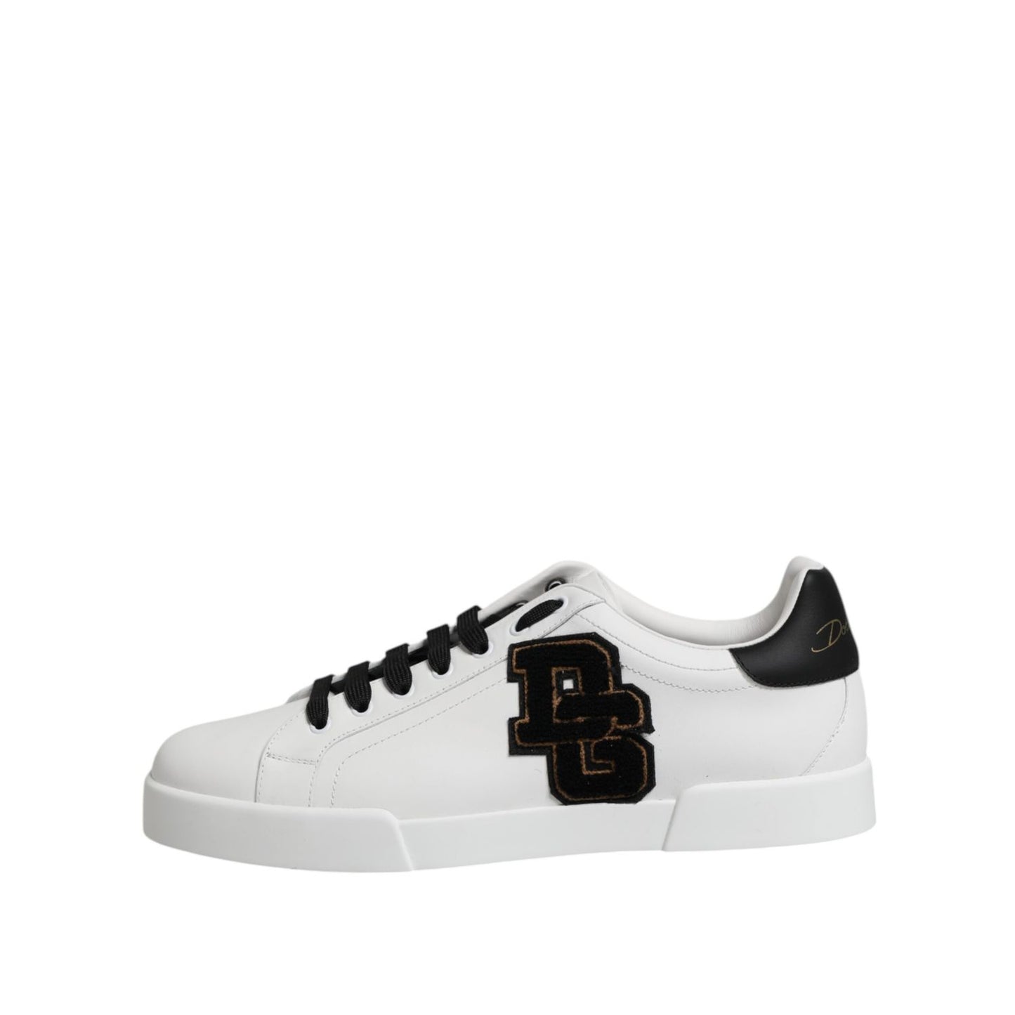 Dolce & Gabbana White DG Logo Portofino Low Top Sneakers Shoes