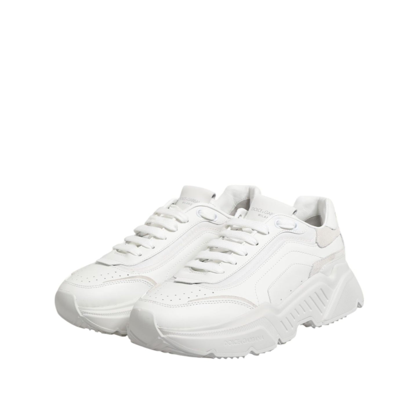 Dolce & Gabbana White Daymaster Low Top Men Sneakers Shoes