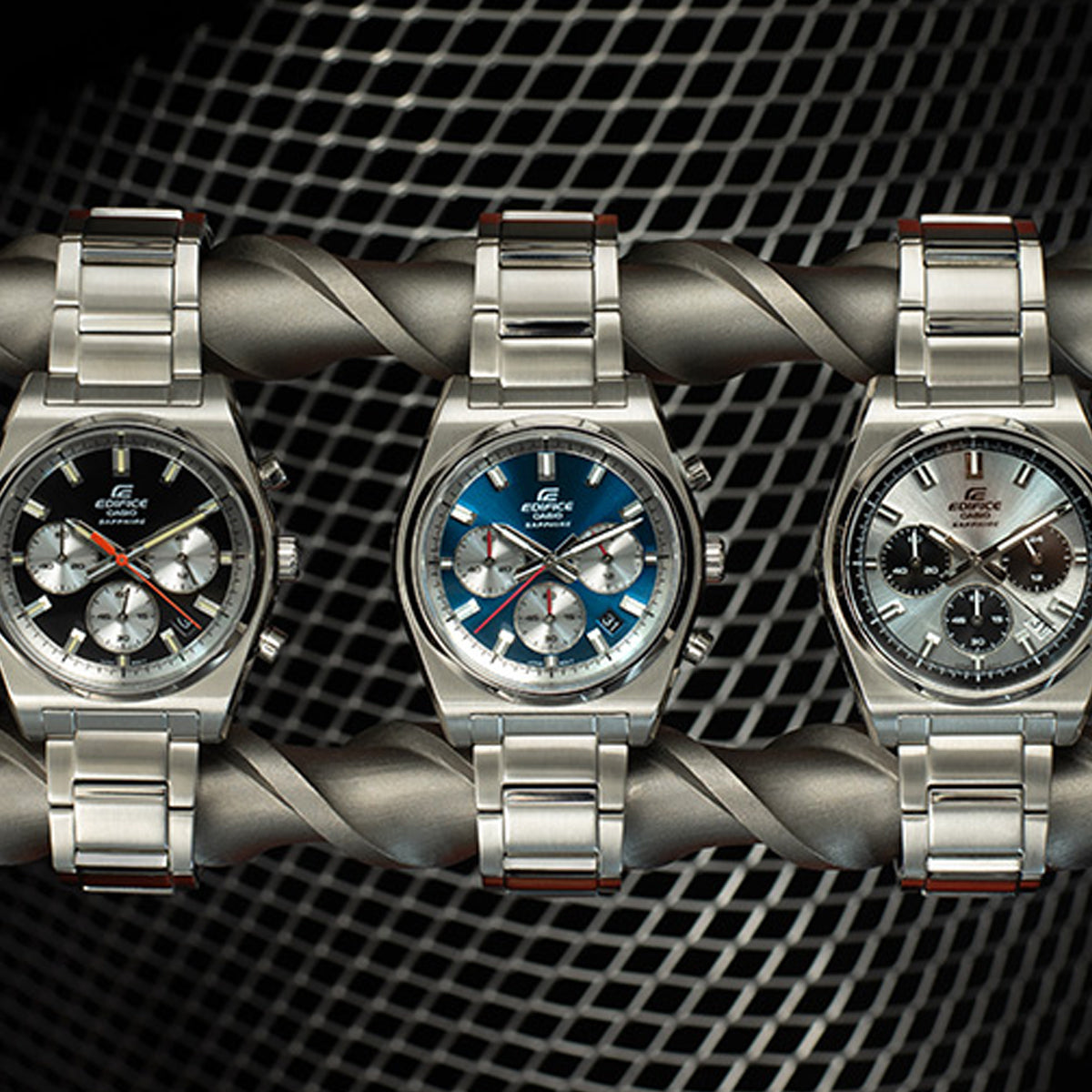 CASIO EDIFICE Mod. MOTORSPORT CHRONOGRAPH BLUE WATCHES