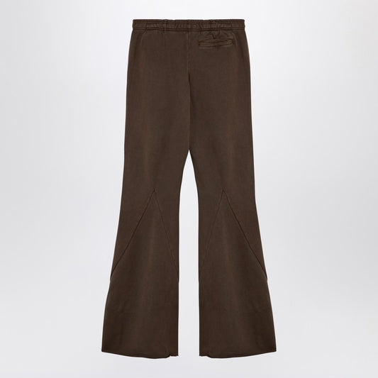 Entire Studios Organic cotton brown flared trousers